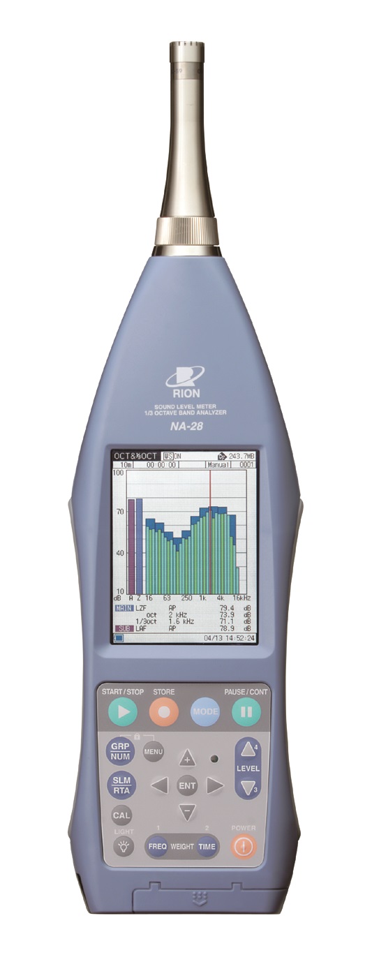 NA-28 | Sound Level Meter, Class 1 (and 1/3 octave band real-time 